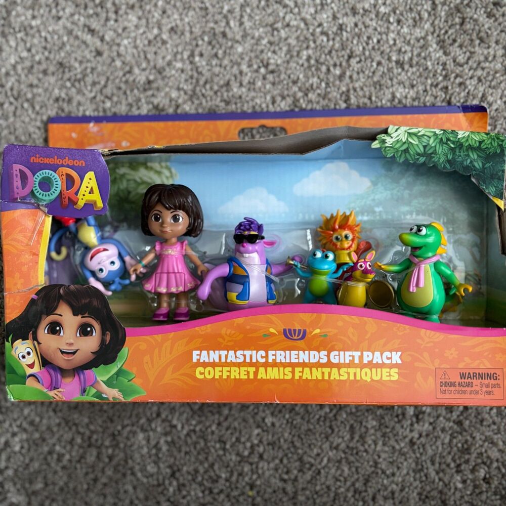 Nickelodeon Dora Fantastic Friends Gift Pack Figure Set Spin Master NIB